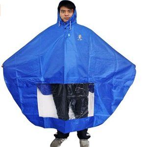 Waterproof Rain Cape Mobility Scooter Cover Rainproof Poncho | Color: Blue | Size: Os | Cherrywester's Closet